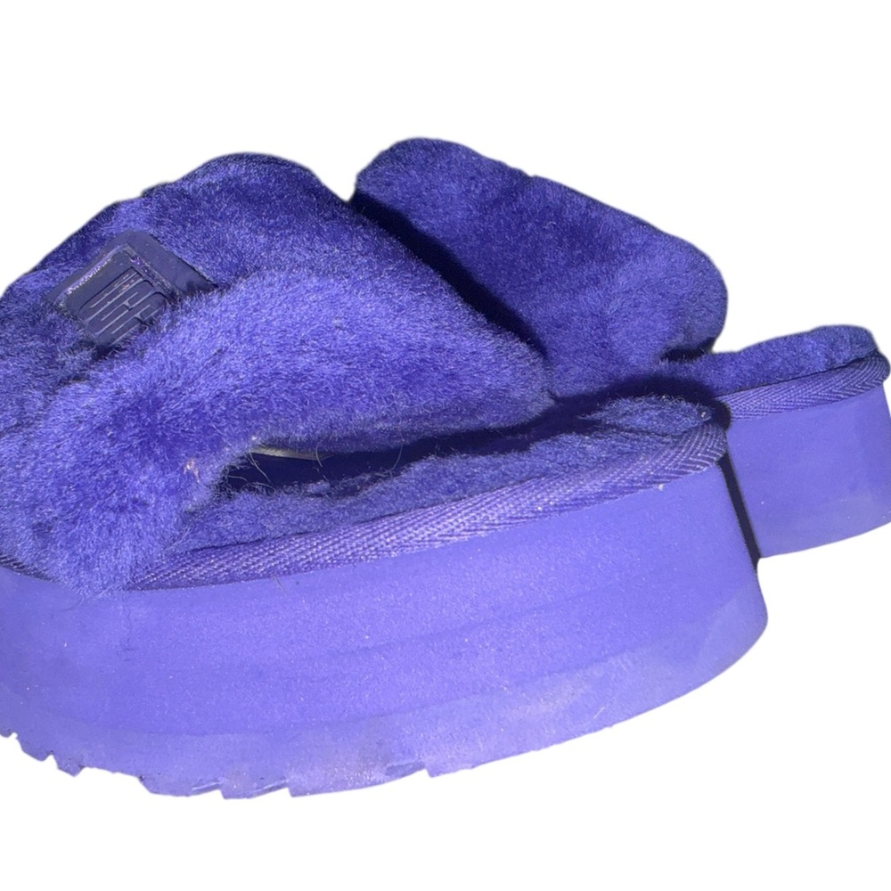 UGG Disco Slides Purple Platform Sandals – Women’s Size 10 - Picture 3 of 3